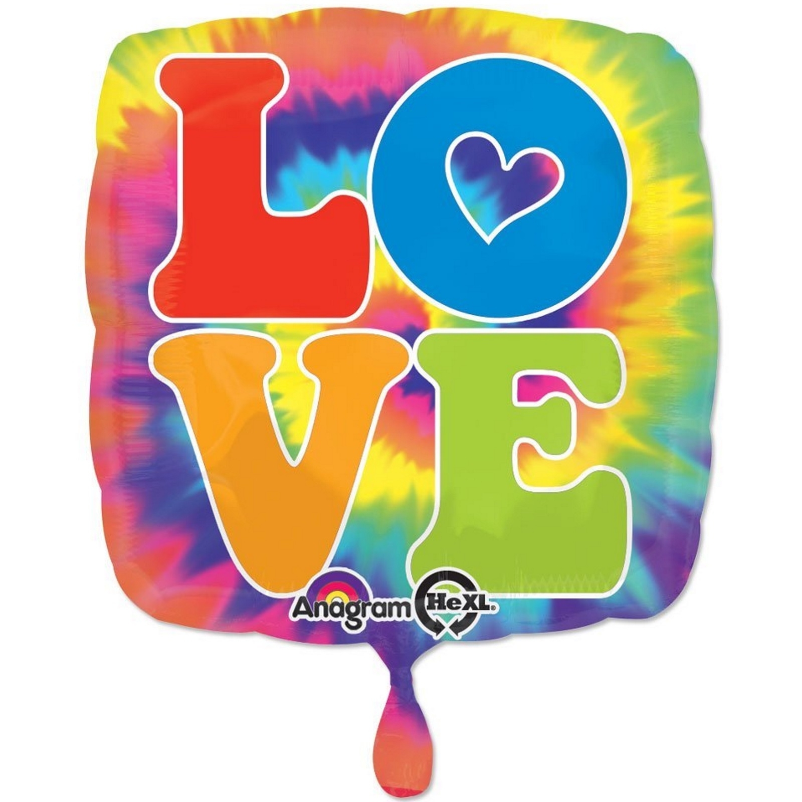 Feeling Groovy Square Helium Balloon