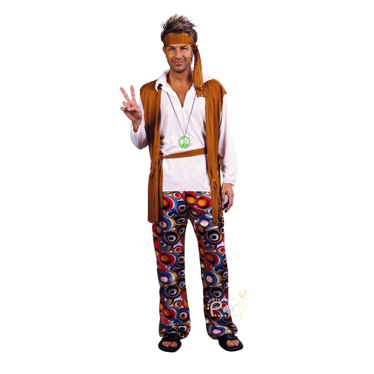 Adult Hippie Male Costume
