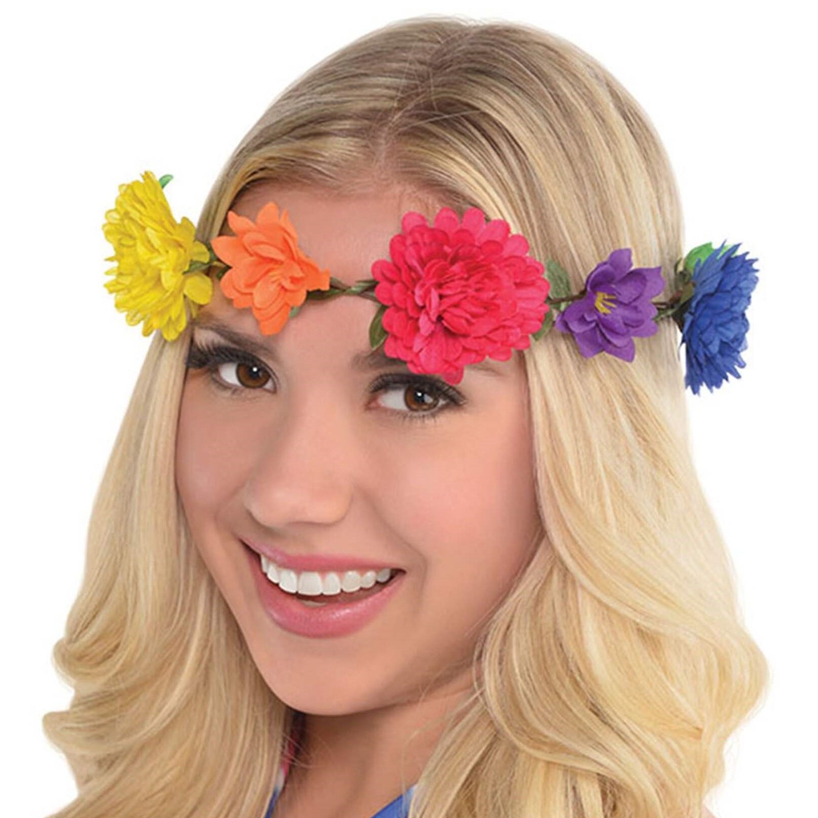 Grapevine Flower Headwreath Hippie Costume Accessory