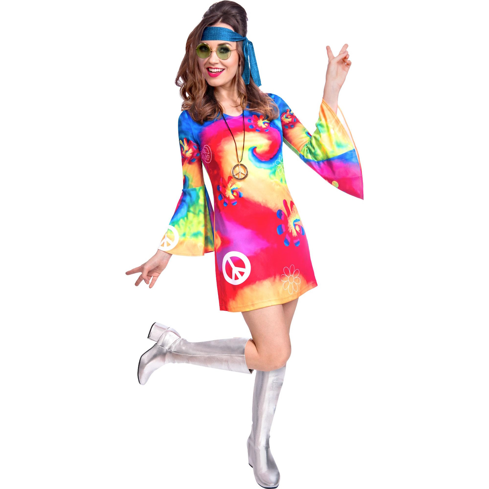 1960's Free Spirit Hippie Women's Costume 16-18