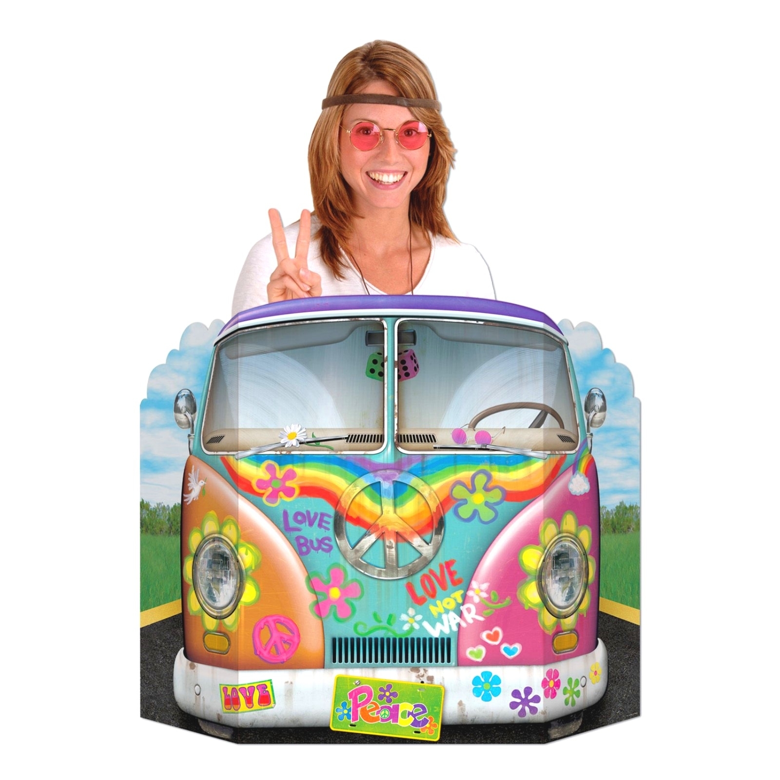 Hippie Bus Party Photo Prop