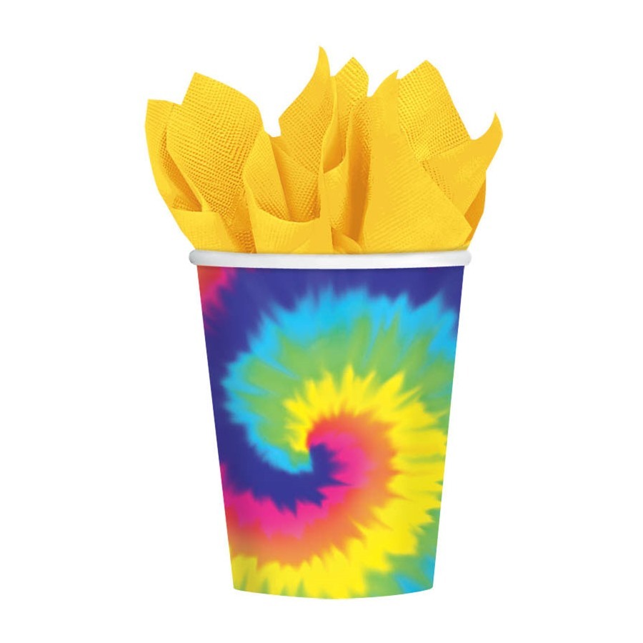 Feeling Groovy Paper Cups (Pack of 8) - Discount Party Supplies