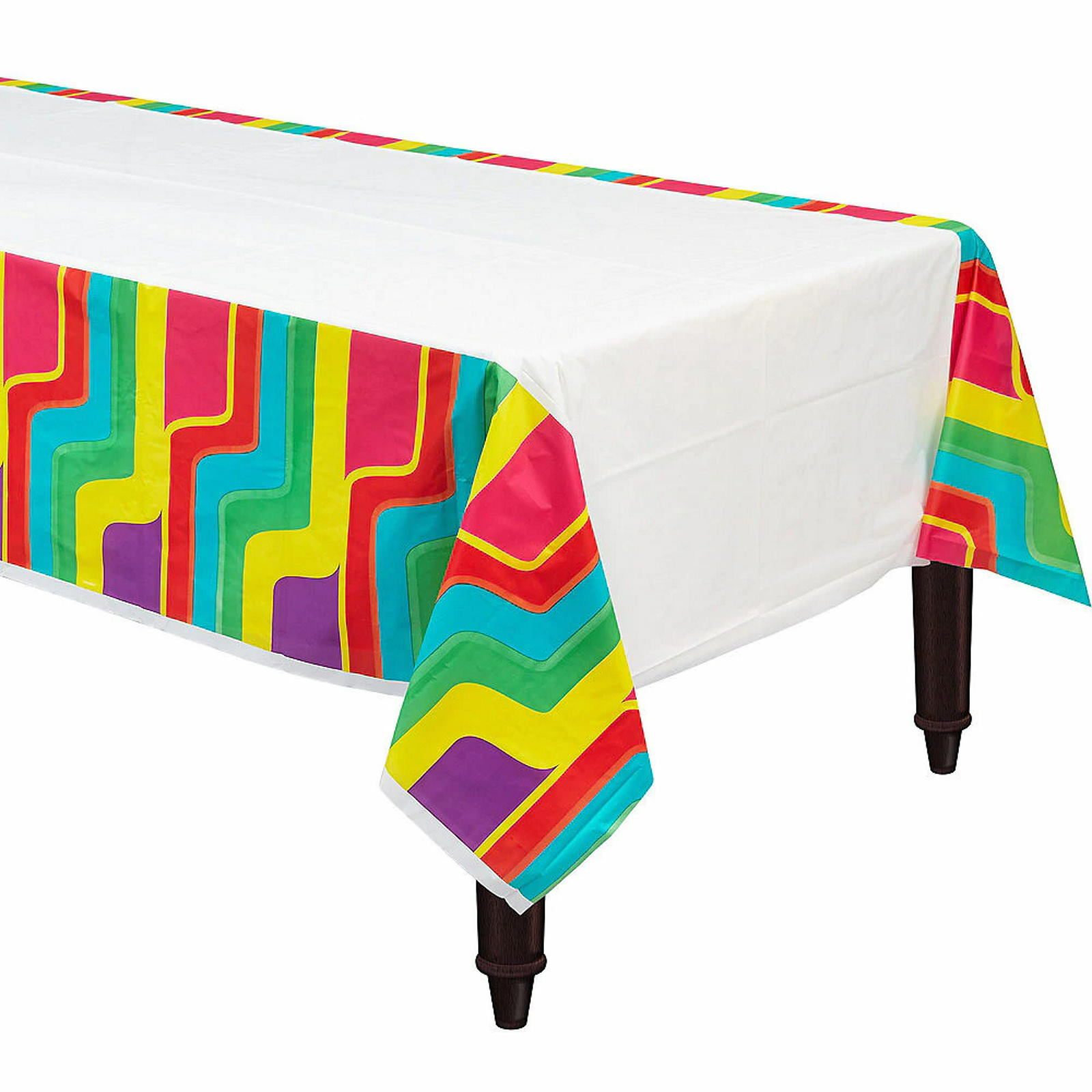 Good Vibes Plastic Tablecloth