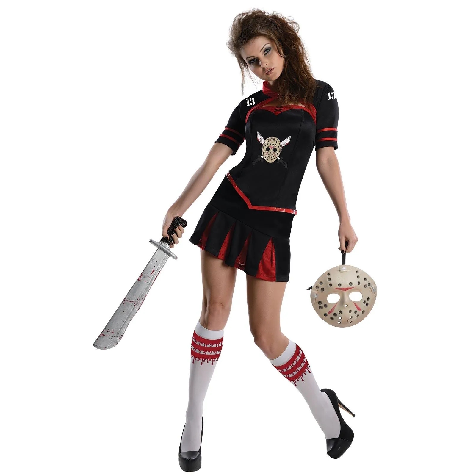 Friday the 13th Jason Cheerleader Secret Wishes Adult Costume Small