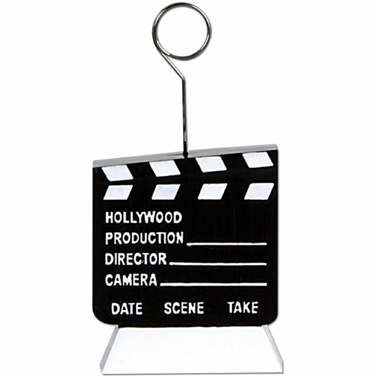 Hollywood Clapper Photo Holder And Balloon Weight