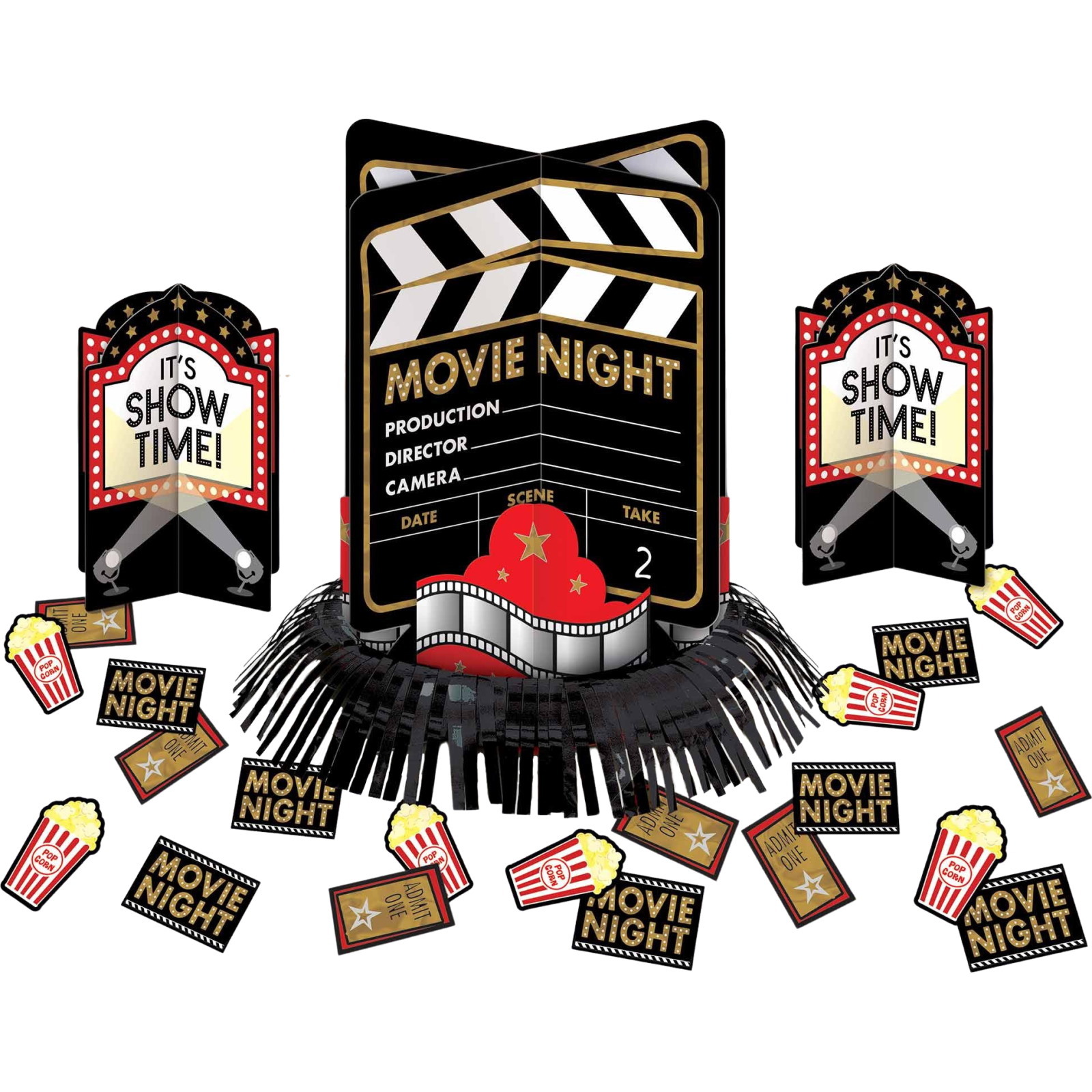 Glitz & Glam Movie Night Table Decorating Kit