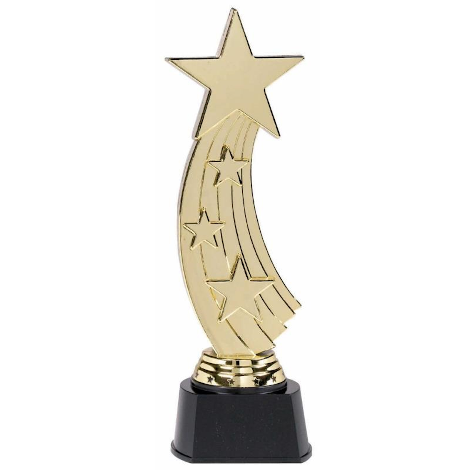 Novelty Hollywood Shooting Star Gold Trophy 23.5cm