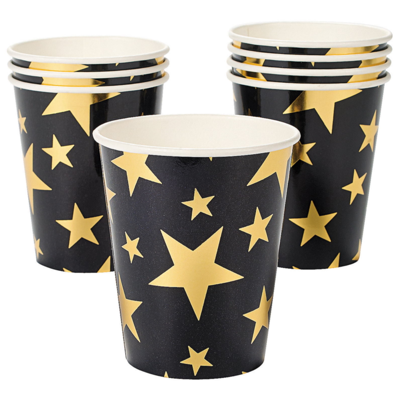 Gold Star Paper Cups (Pack of 8)