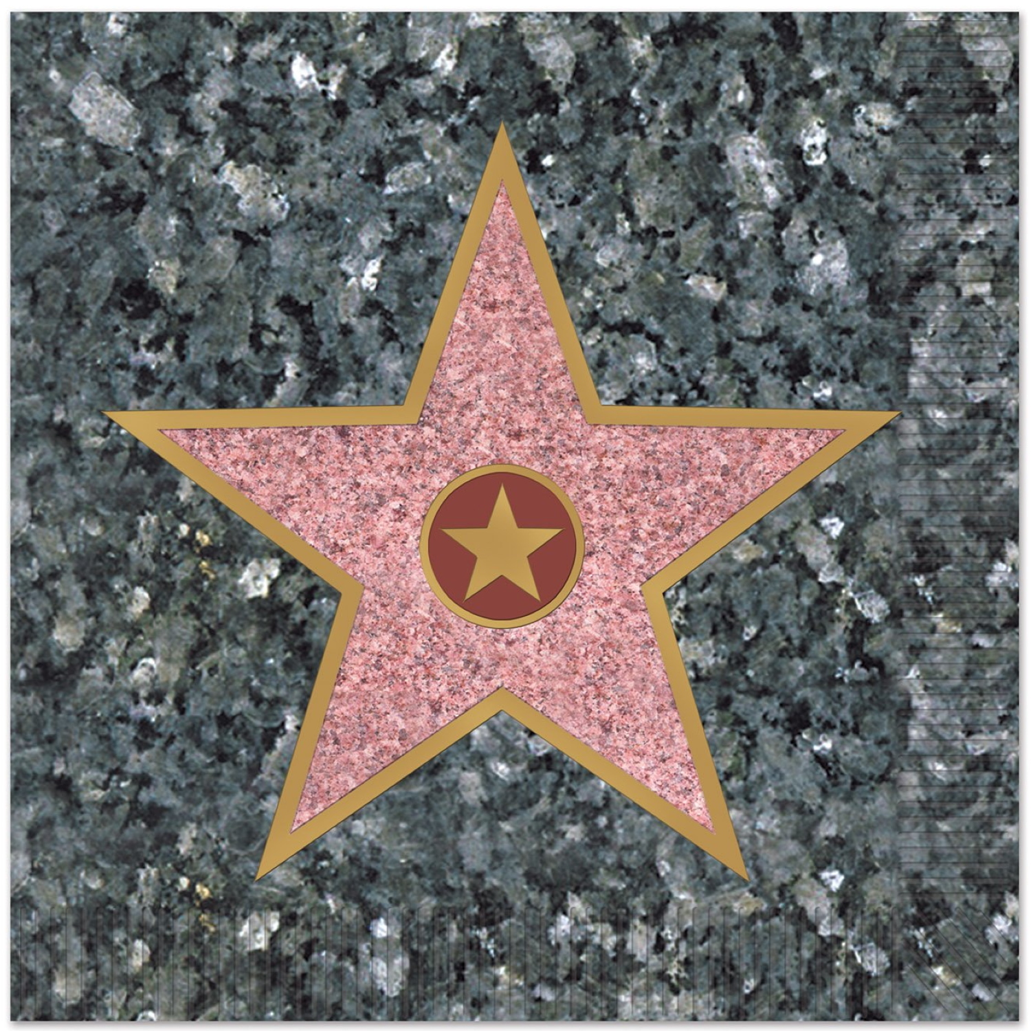 Walk of Fame Star Large Napkins (Pack of 16)