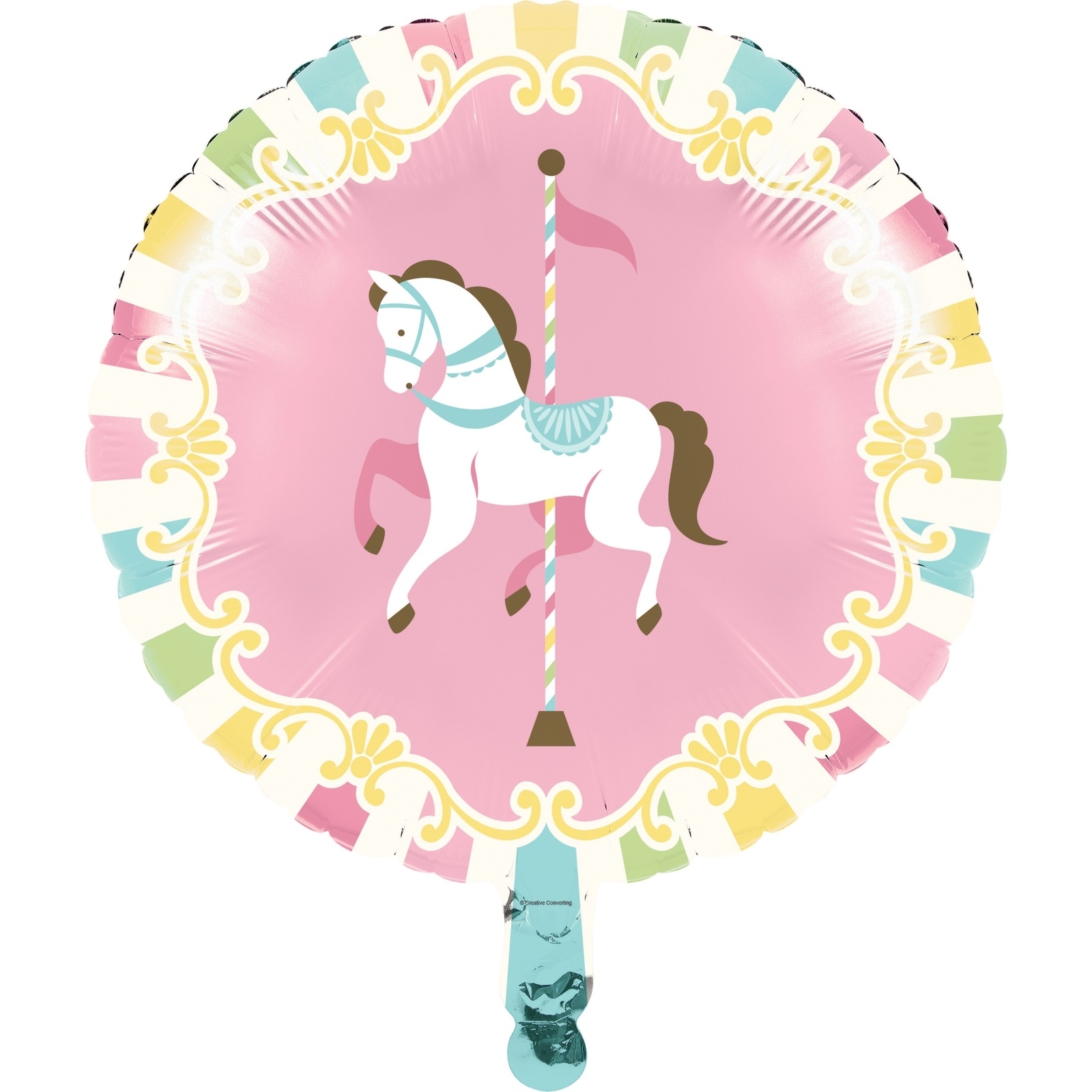 Carousel Horses Helium Balloon