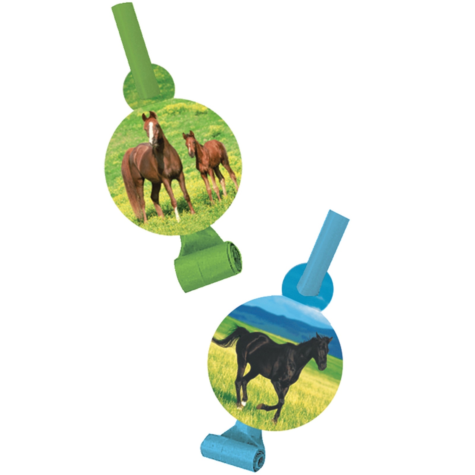 Wild Horses Party Blowers (Pack of 8)