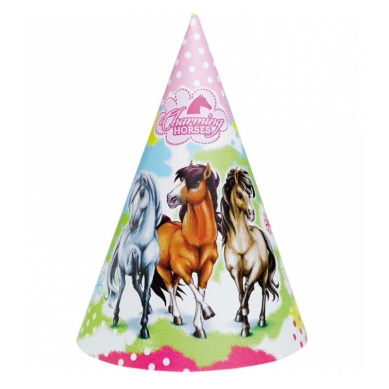 Charming Horses Party Hats (Pack of 6)