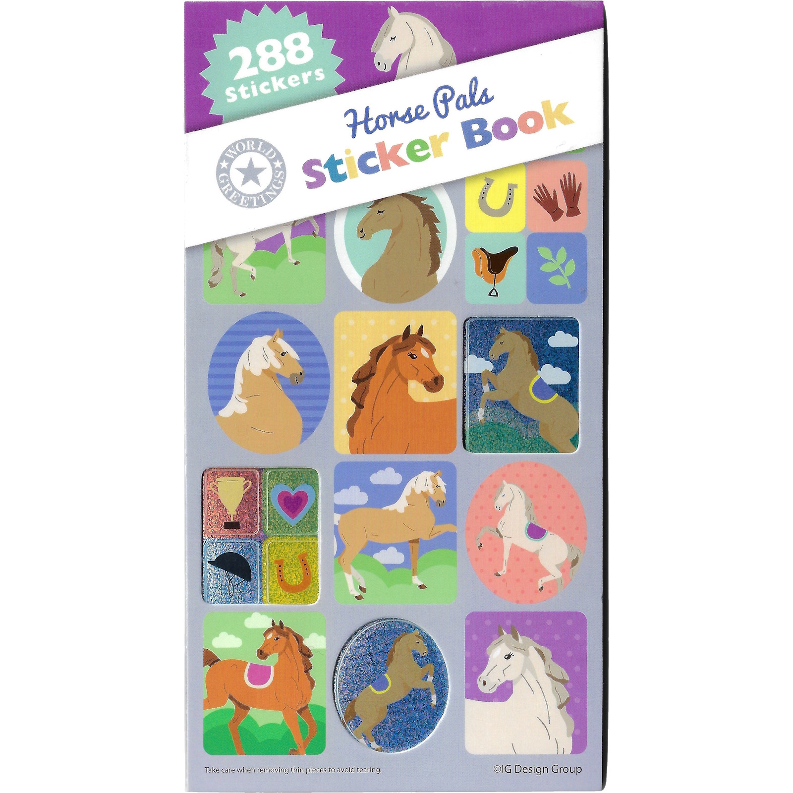 Horse Pals Sticker Book (12 Sheets)