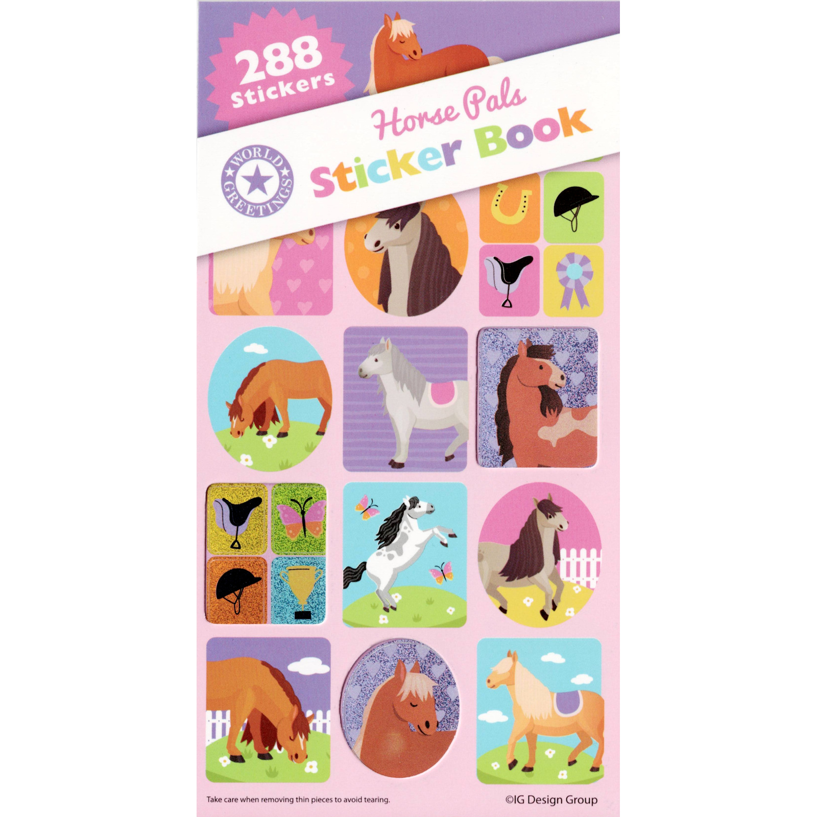 Horse Pals Sticker Book (12 Sheets)
