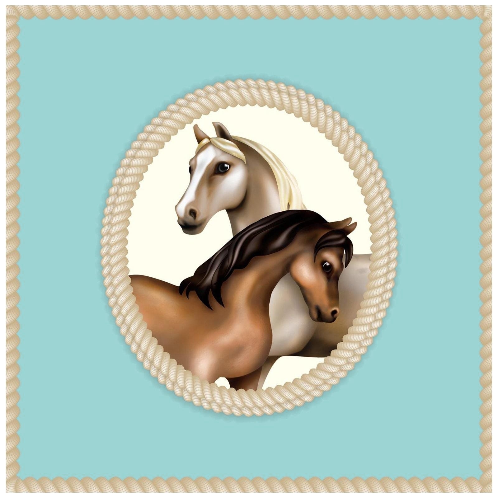 Ponies Large Napkins / Serviettes (Pack of 20)