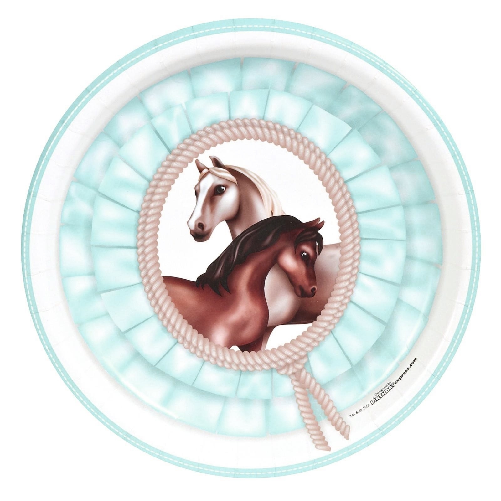 Ponies Large Paper Plates (Pack of 8)