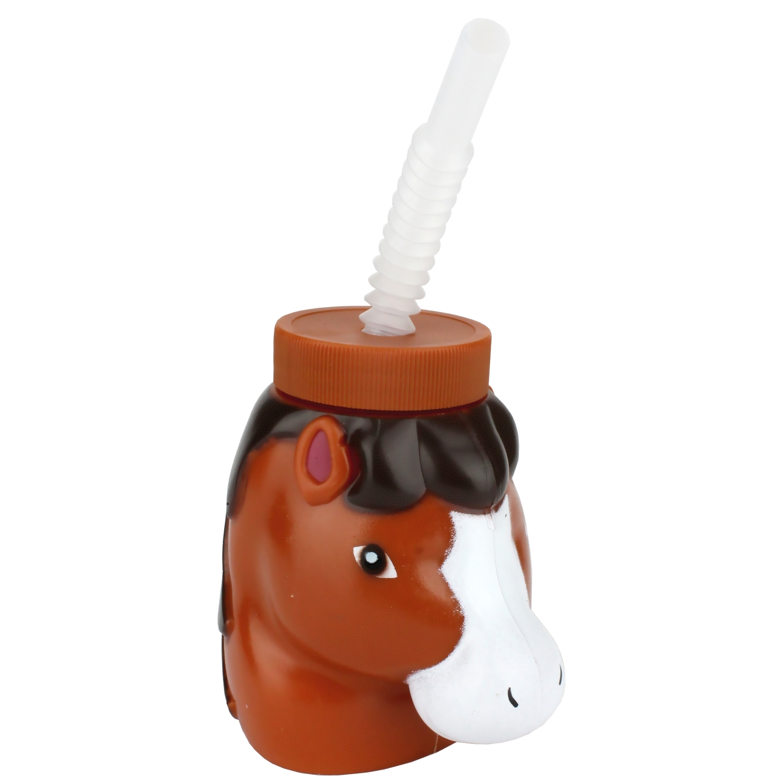 Horse Novelty Cup with Straw