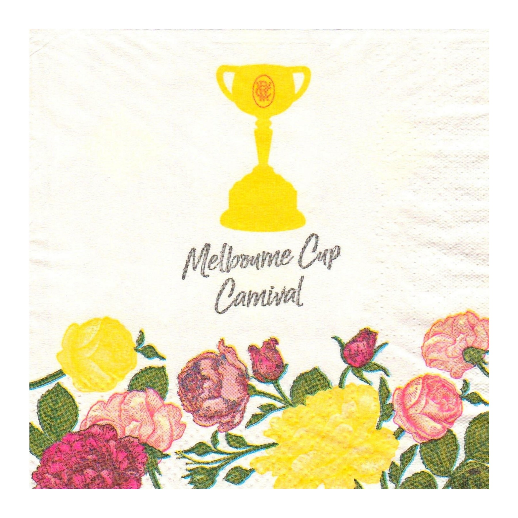 Melbourne Cup Small Napkins / Serviettes (Pack of 50)