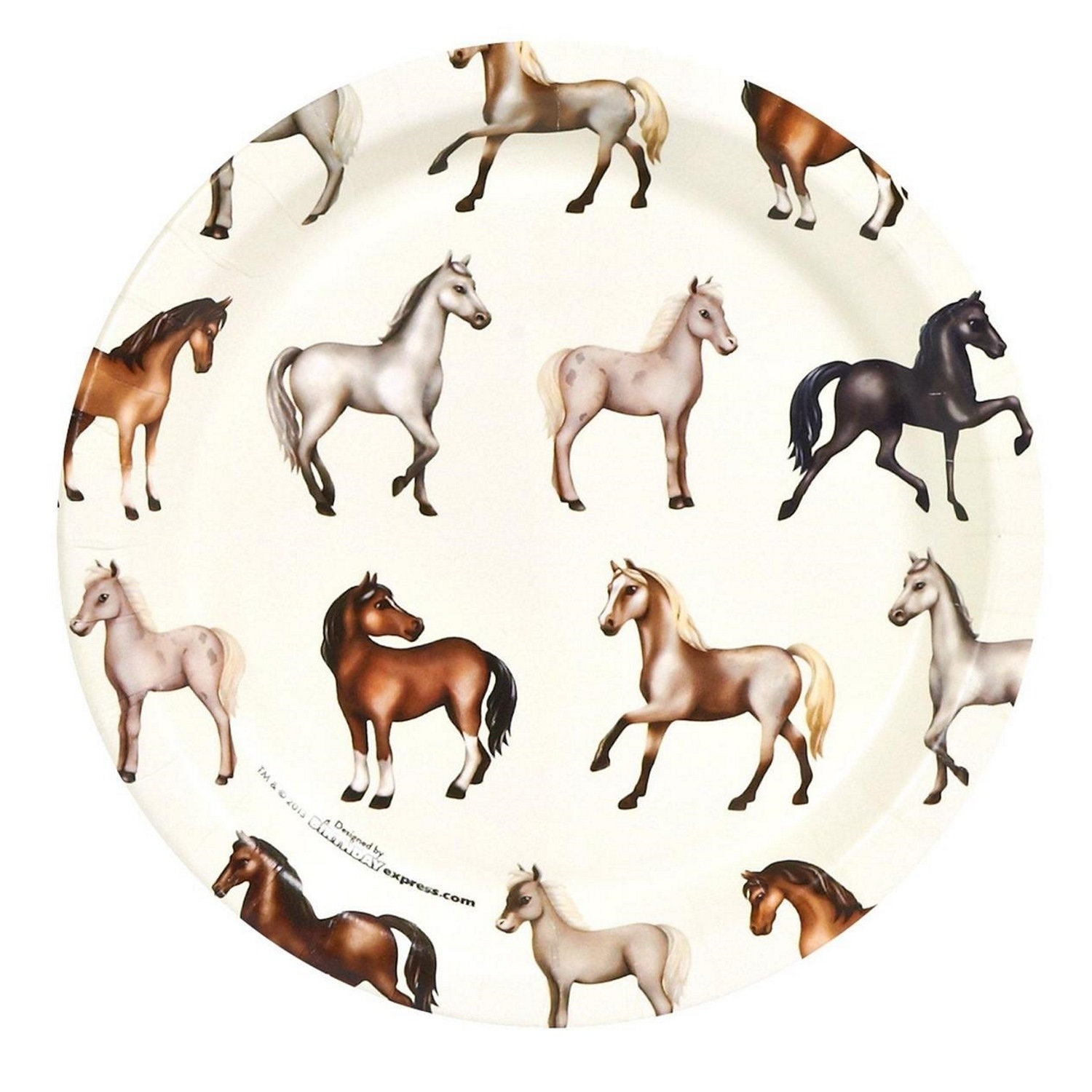 Ponies Small Paper Plates (Pack of 8)