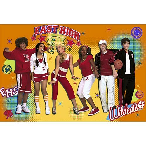 High School Musical Party Backdrop Wall Banner