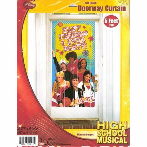 High School Musical Party Door Curtain