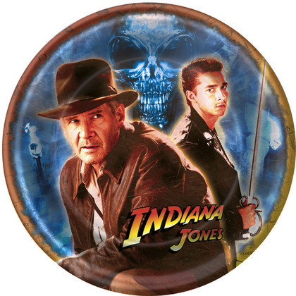 Indiana Jones Small Paper Plates (Pack of 8)