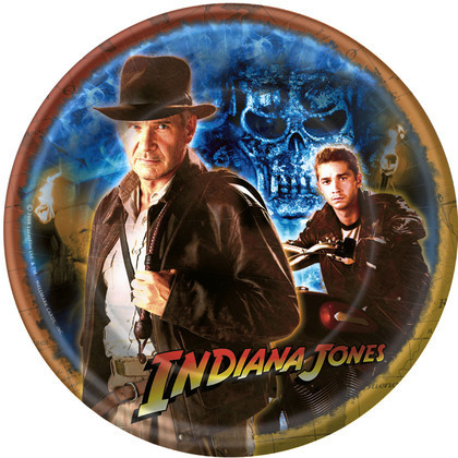 Indiana Jones Large Paper Plates (Pack of 8)