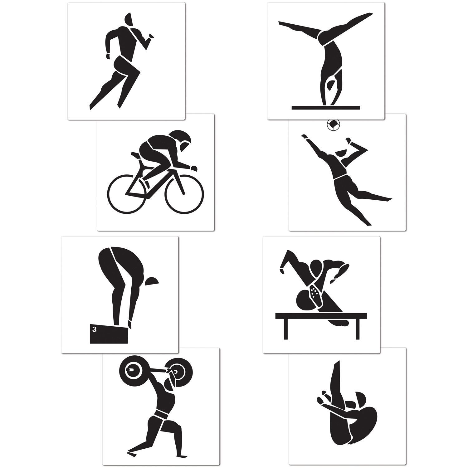 Summer Sports Cutouts (Pack of 4)