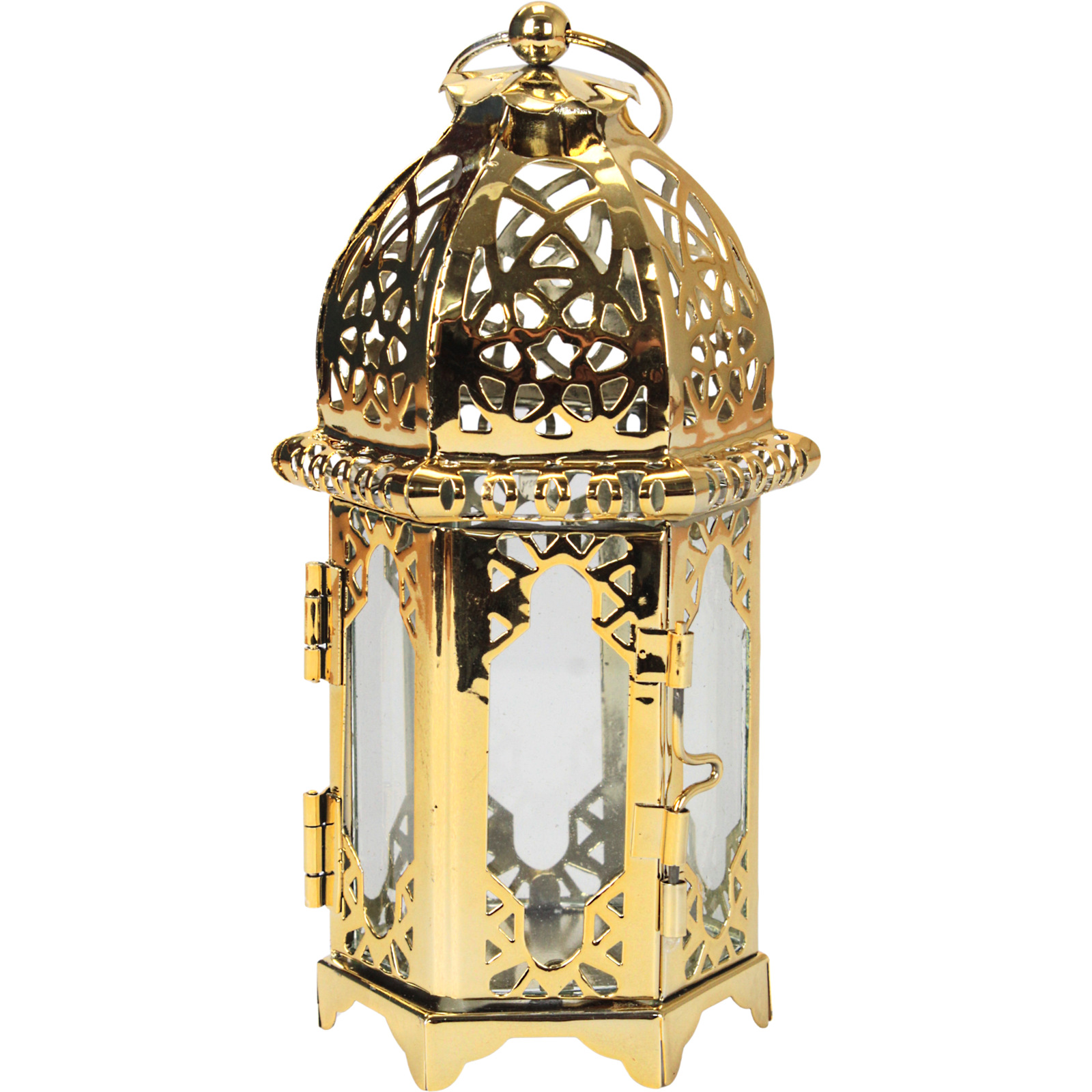 Gold Lantern Candle Holder Decoration 