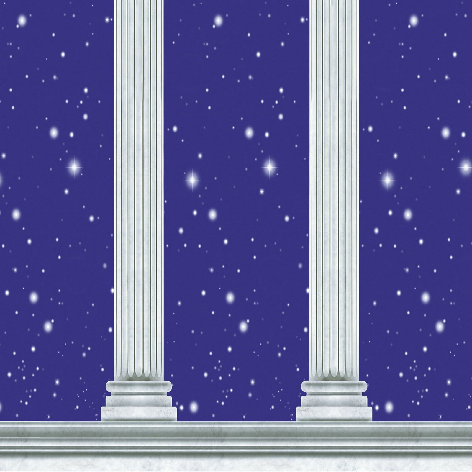 Roman Column Plastic Backdrop 9m