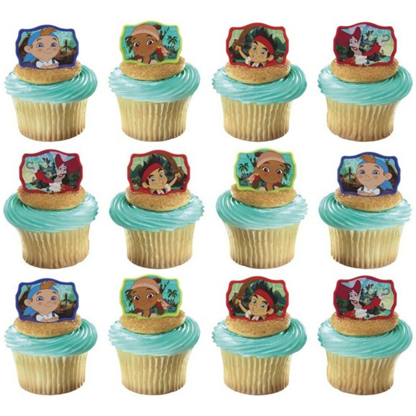 Jake and the Never Land Pirates Cupcake Rings (Pack of 12)