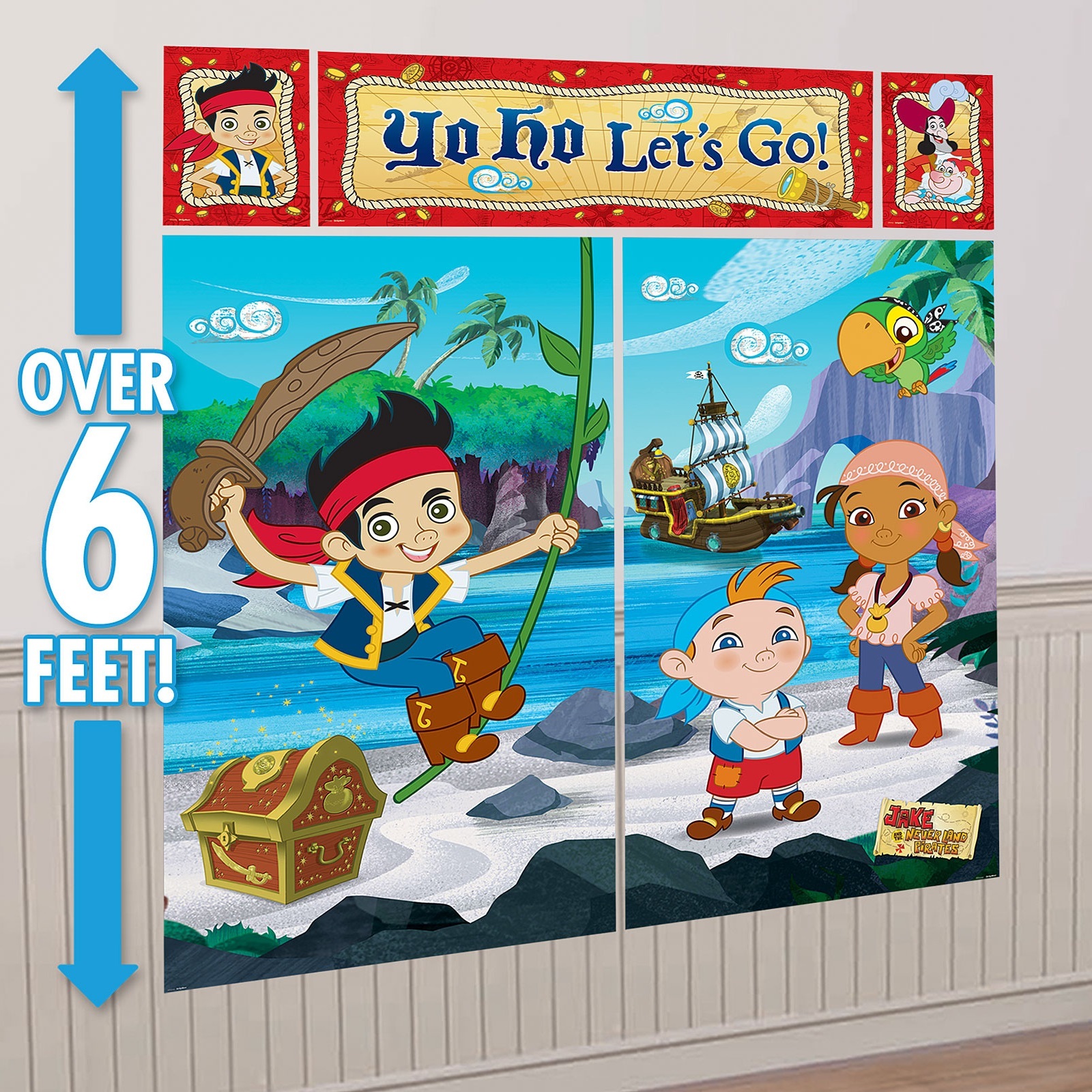 Jake and the Never Land Pirates Wall Decorating Kit