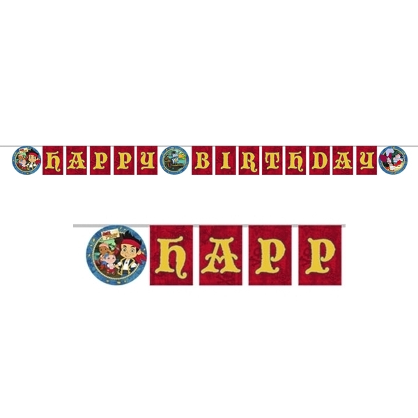 Jake and the Never Land Pirates Happy Birthday Banner