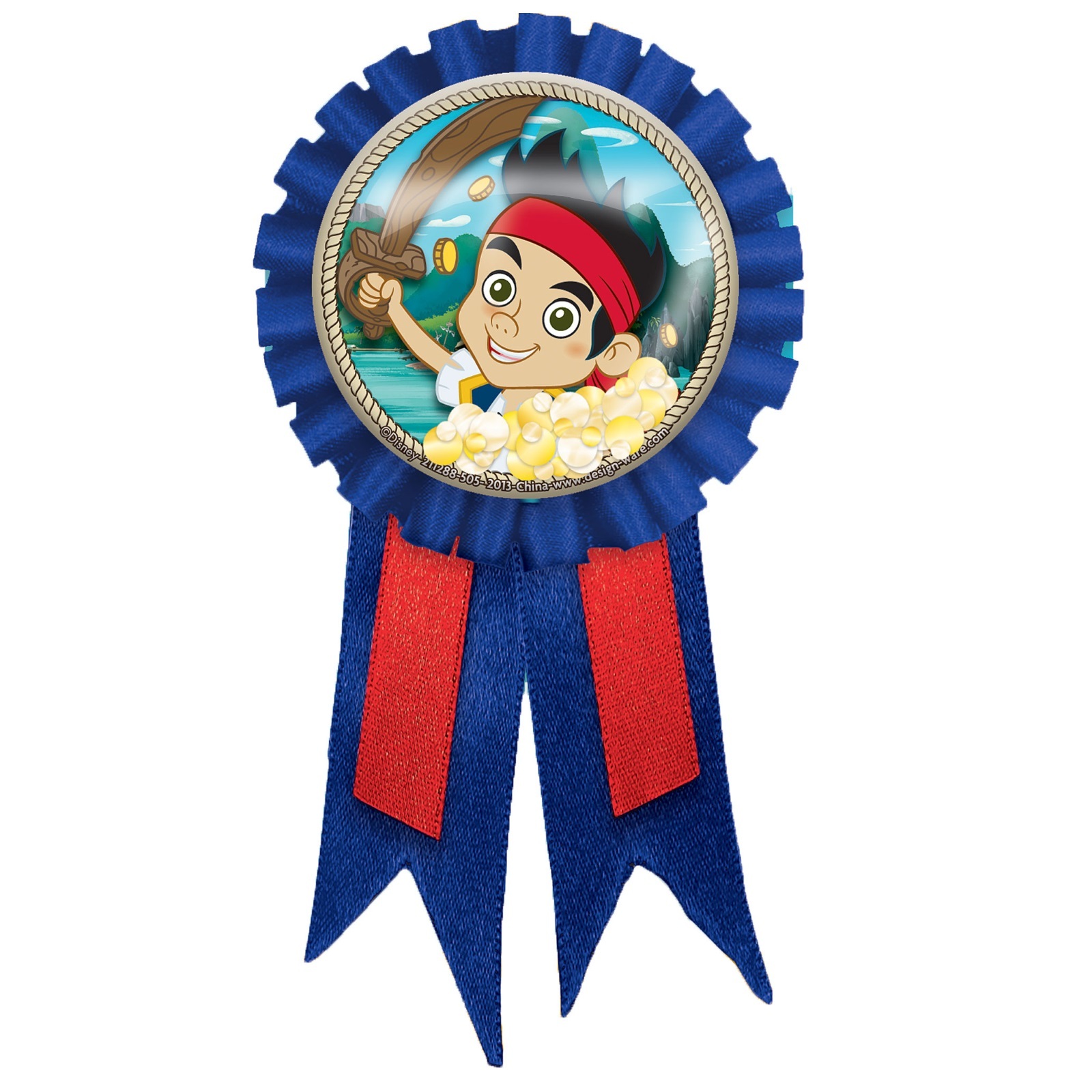 Jake and the Never Land Pirates Award Ribbon