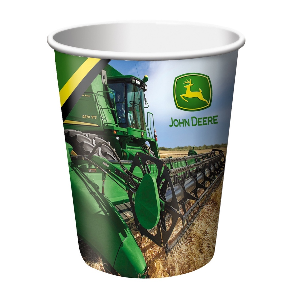 John Deere Paper Cups (Pack of 8)