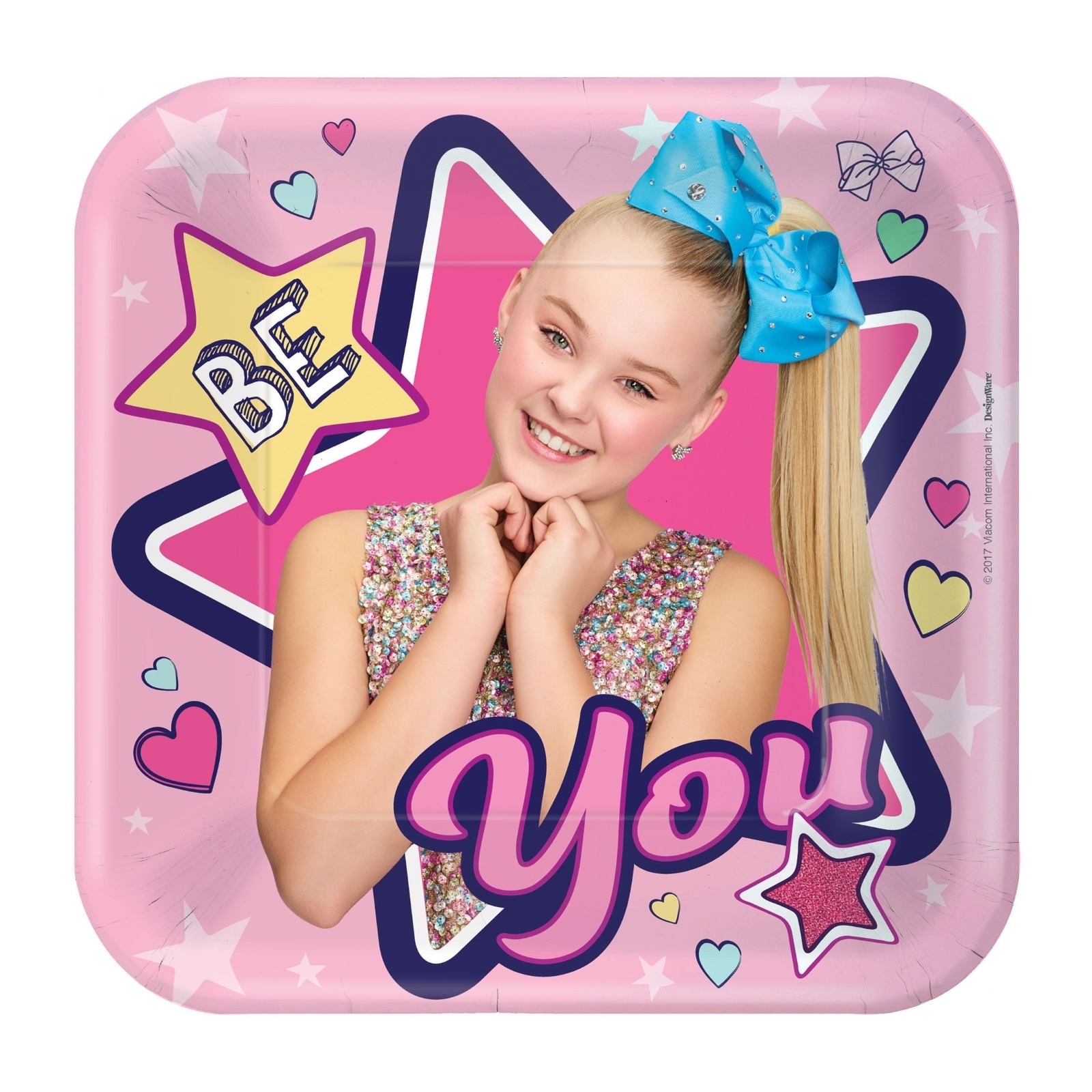 Jojo Siwa Small Paper Plates (Pack of 8)