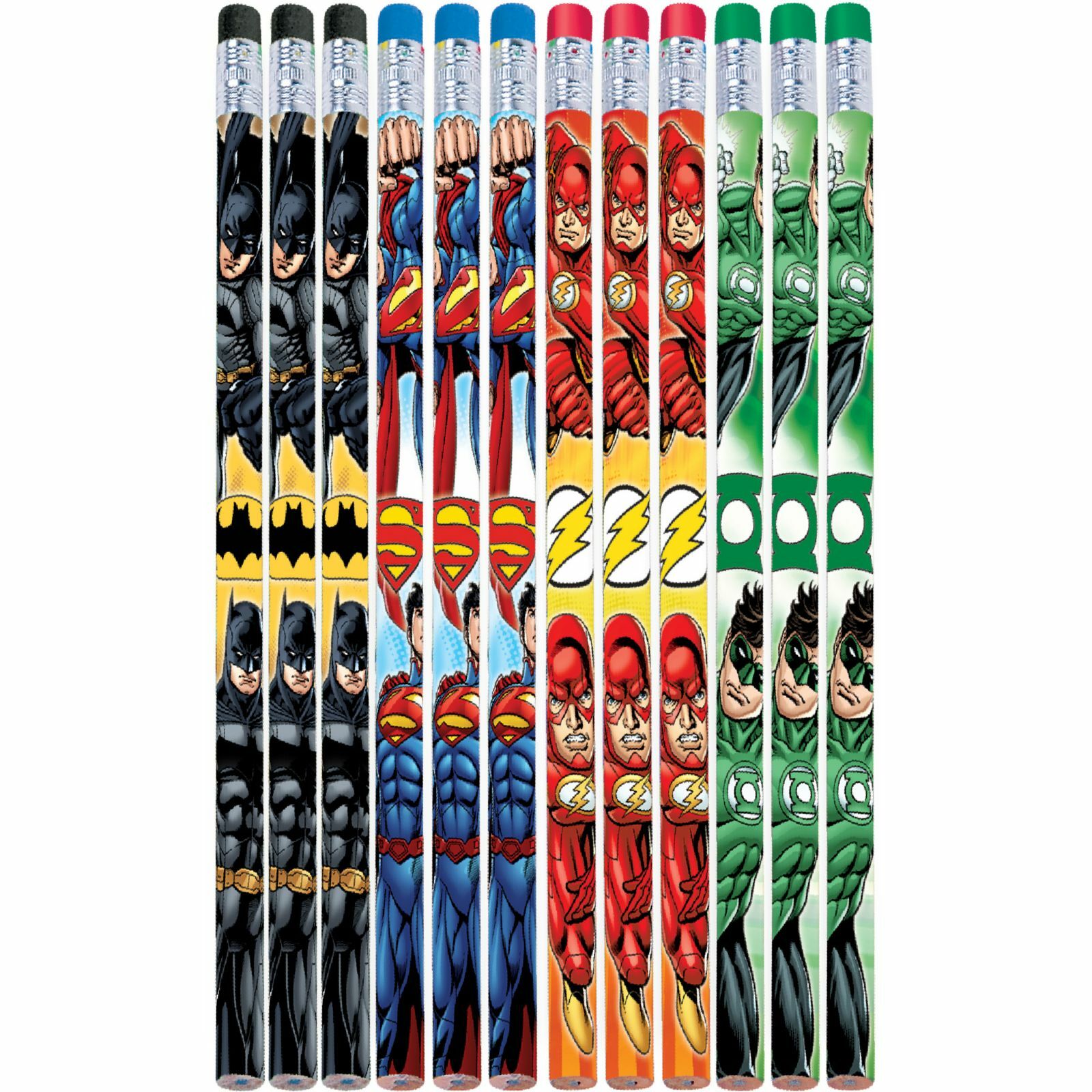 Justice League Pencils (Pack of 12)