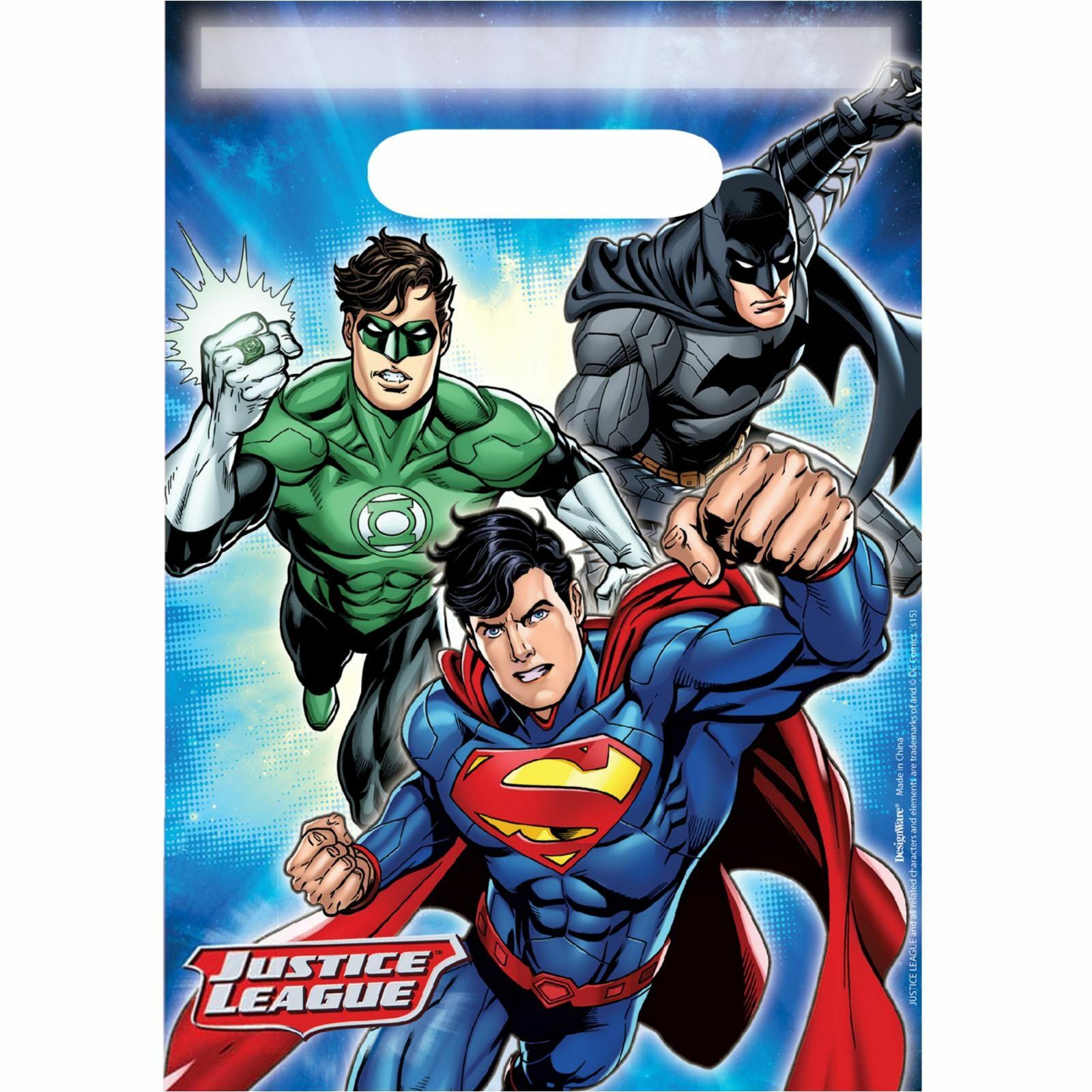 Justice League Lolly/Treat Bags (Pack of 8)