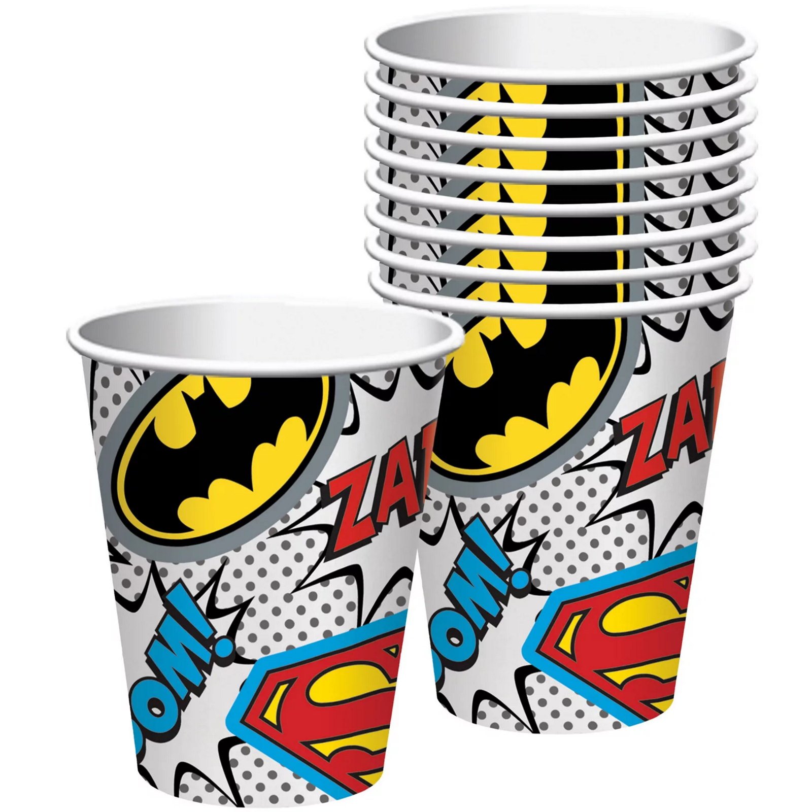 Justice League Heroes Unite Paper Cups (Pack of 8)