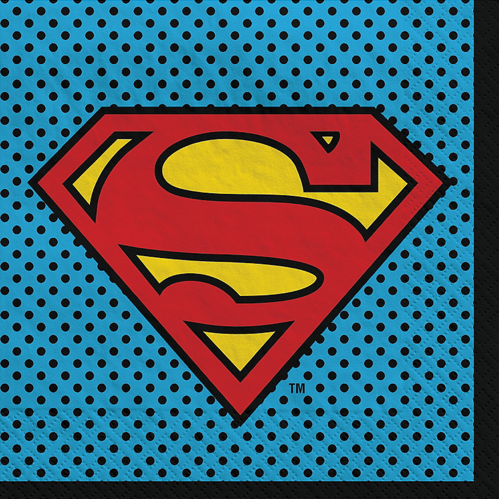 Superman Heroes Unite Large Napkins / Serviettes (Pack of 16)
