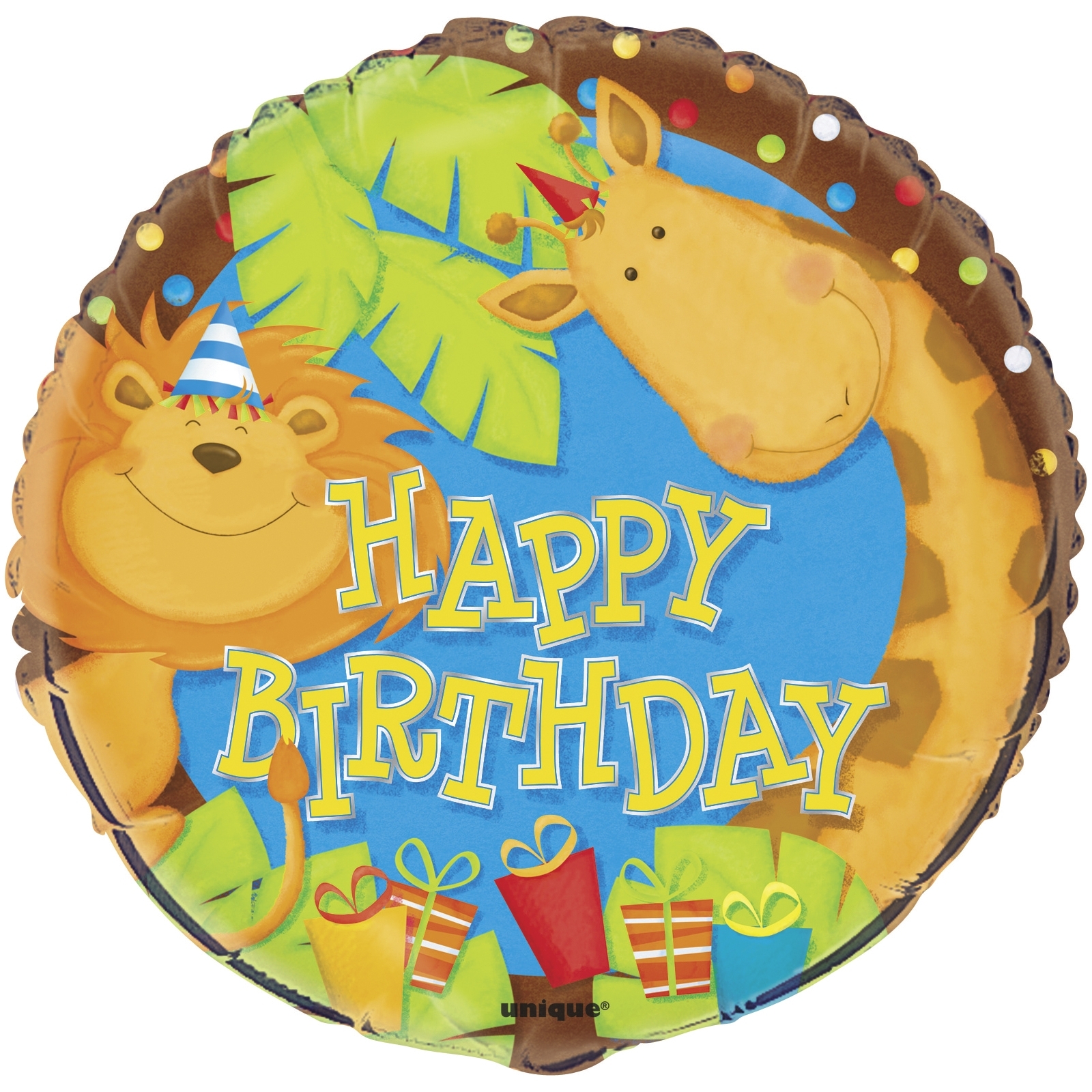 Jungle Party Helium Balloon