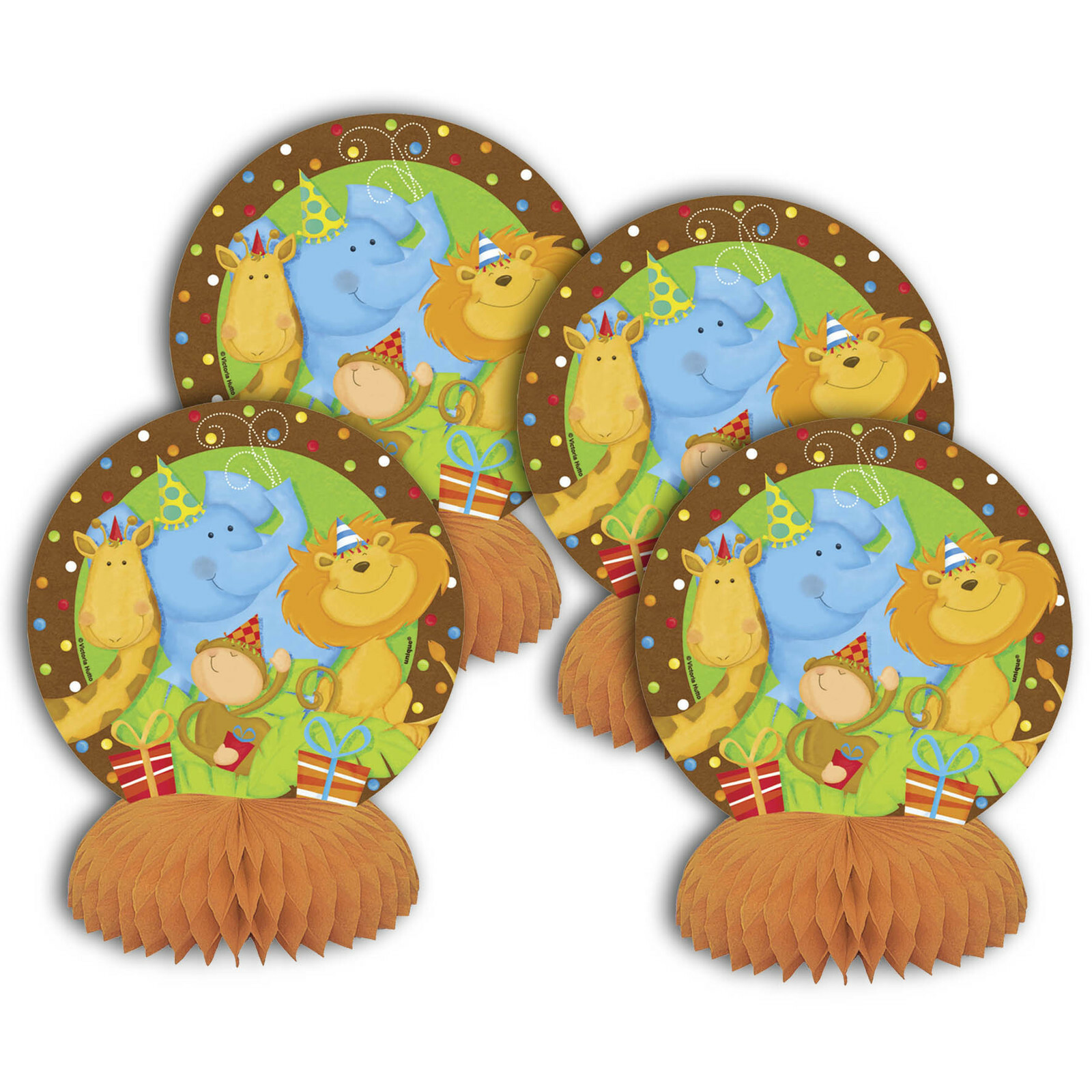 Jungle Party Mini Centrepieces (Set of 4)