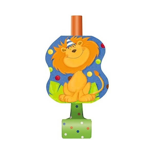 Jungle Party Blowers (Pack of 8)