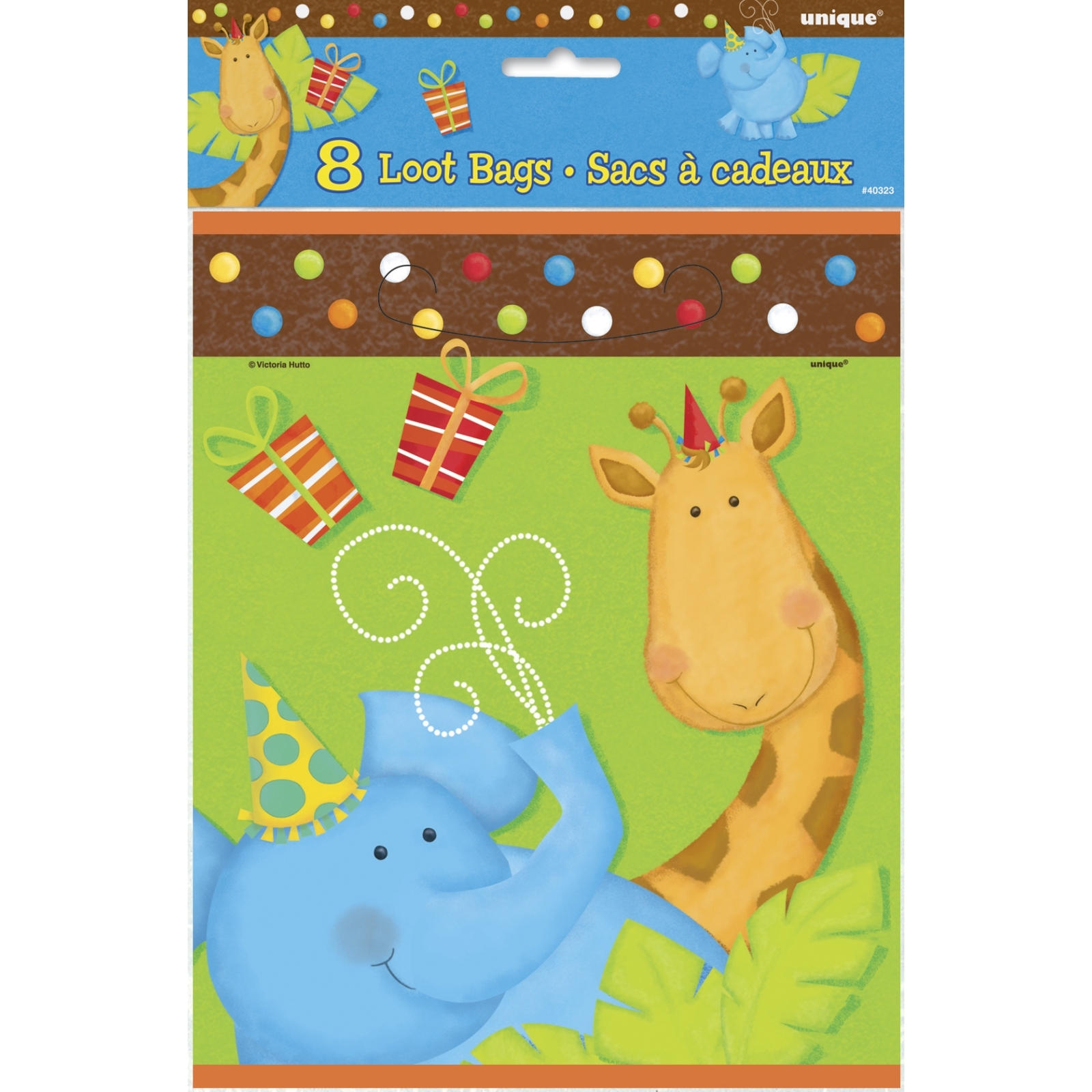 Jungle Party Lolly/Treat Bags (Pack of 8)