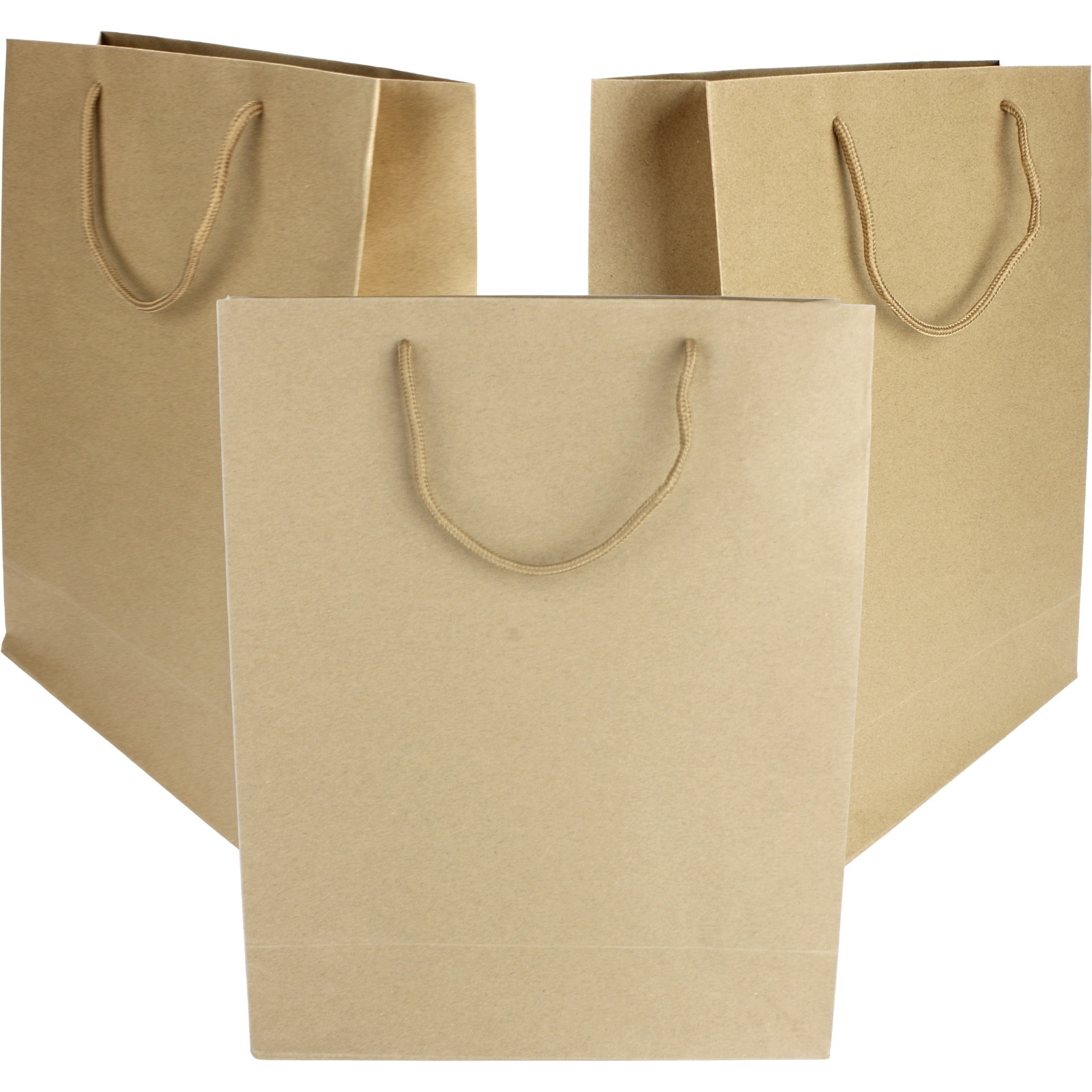 Brown Kraft Paper Gift Bags 37.5cm x 30cm x 12cm (Pack of 12)