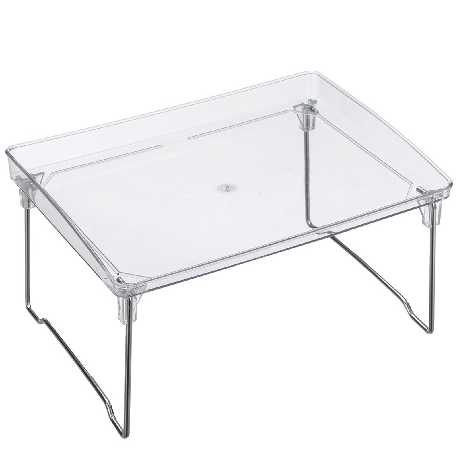 Boxsweden Clear Plastic Kitchen Rack 31cm x 22cm x 16.5cm 