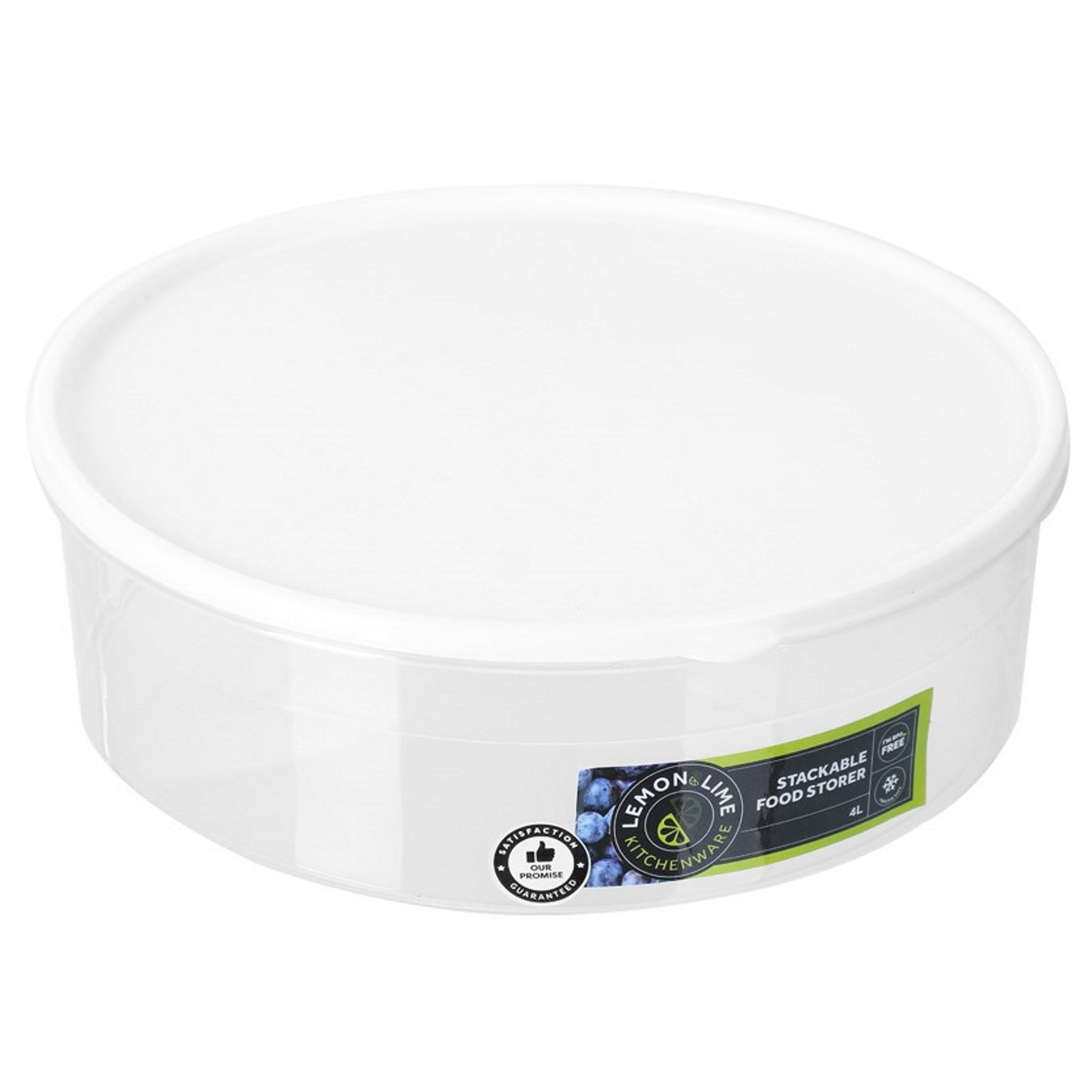 Keep Fresh Round Plastic Food Container 4L