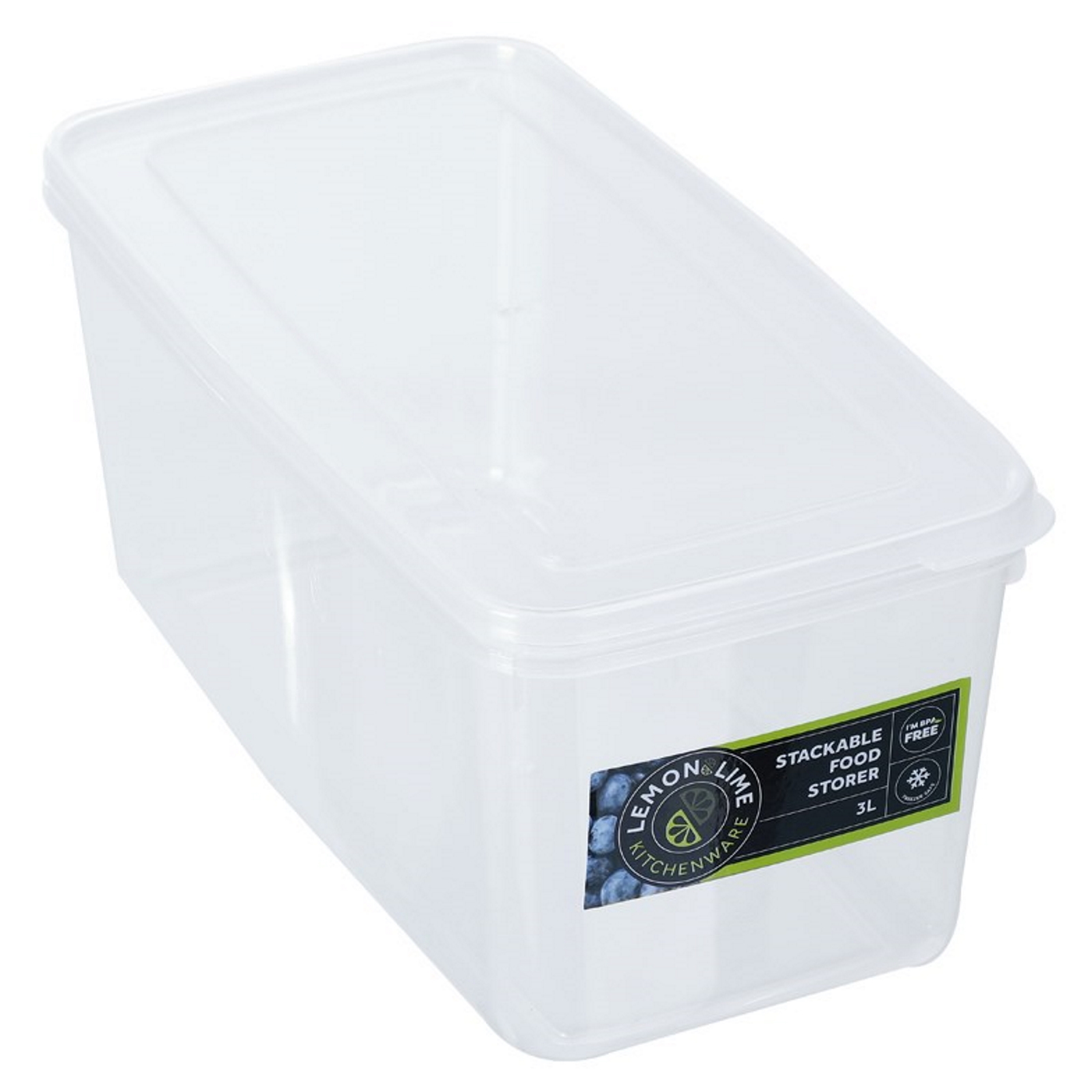 Keep Fresh Clear Stackable Plastic Food Container 3L 