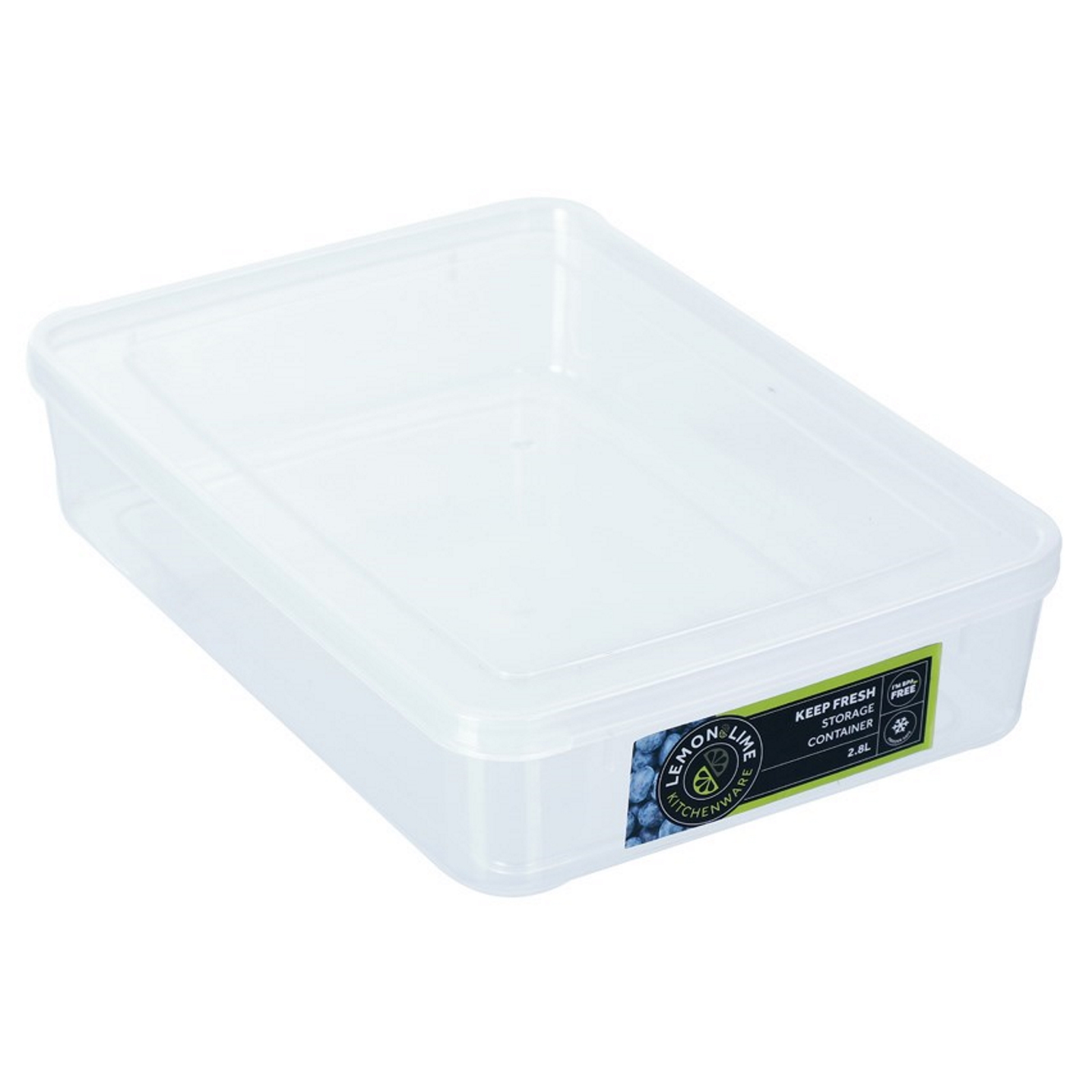 Keep Fresh Clear Stackable Plastic Food Container 2.8L