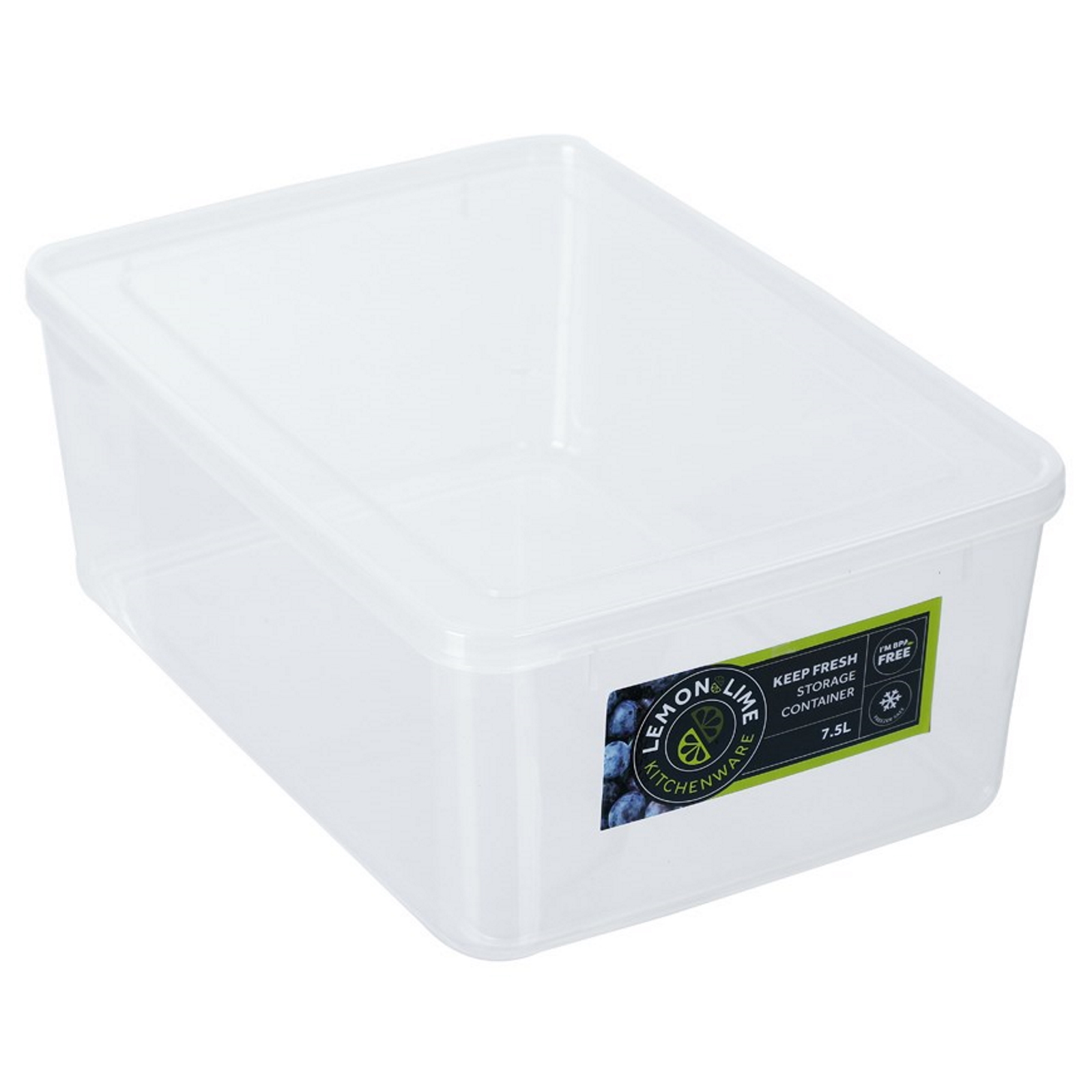 Keep Fresh Clear Stackable Plastic Food Container 7.5L